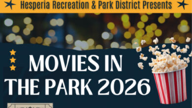 Free Movies in the Park Series Returns to Hesperia With Three Family Favorites