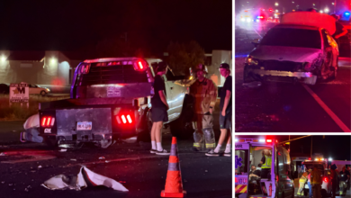 Four Taken To Hospital After Crash At Bear Valley Road And Mohawk Road In Apple Valley