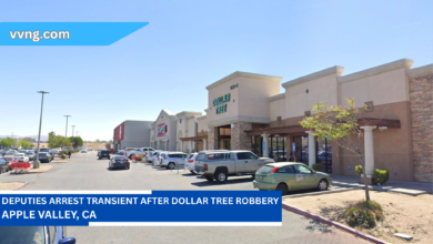 Transient Arrested After Allegedly Brandishing Weapon During Dollar Tree Robbery In Apple Valley