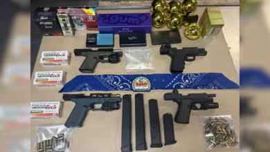 Hesperia Man, 22, Arrested After Deputies Recover Stolen Gun, Three Ghost Guns and Suspected Drugs